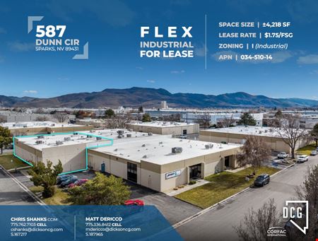 A look at 587 Dunn Circle Industrial space for Rent in Sparks