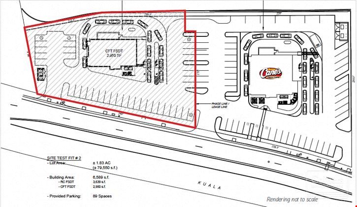 Pad Site with Drive-Thru Capability - available for long-term ground lease