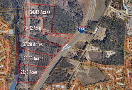 A look at 150 +/- Acres off I-295 and Cliffdale commercial space in Fayetteville