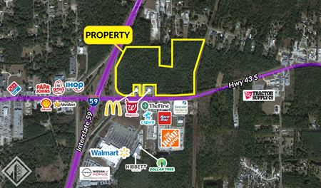 A look at 50+ Acre National Retail Development Site commercial space in Picayune