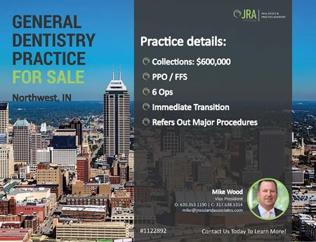 A look at #1122892 - General Dentistry Practice for Sale - Northwest IN commercial space in Northwest