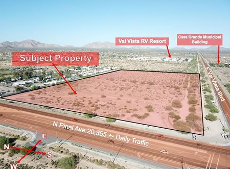 A look at NEC N Pinal Ave &amp; E Val Vista Blvd Commercial space for Sale in Casa Grande