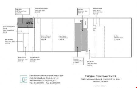 A look at West Grange Plaza Retail space for Rent in Trenton