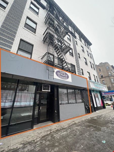 A look at 900 SF | 548 E 183rd St | Built Out Cafe for Lease Retail space for Rent in Bronx