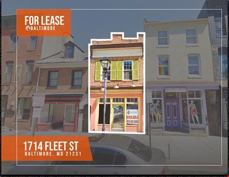 A look at 1714 fleet st Office space for Rent in Baltimore