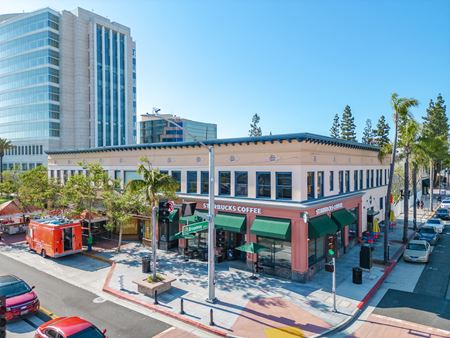 A look at Phillips Block Building (Anchored by Starbucks!) commercial space in Santa Ana