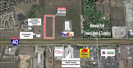 A look at I-40 E and Whitaker commercial space in Amarillo