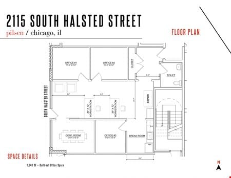 A look at 2115 S Halsted Street Retail space for Rent in Chicago