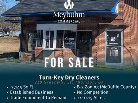 A look at Turn-Key Dry Cleaners commercial space in Thomson