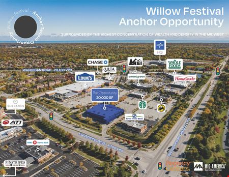 A look at Willow Festival Retail space for Rent in Northfield