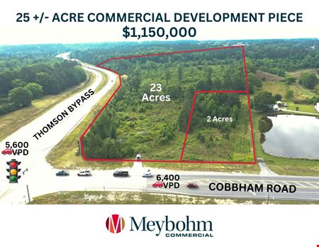 A look at 25 Acre Cobbham Rd Development Tract commercial space in Thomson