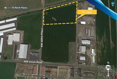 A look at For Lease > 5 acres of yard in North Plains commercial space in North Plains