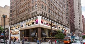 15,049 SF Divisible Retail Space Available at Broad & Chestnut Streets