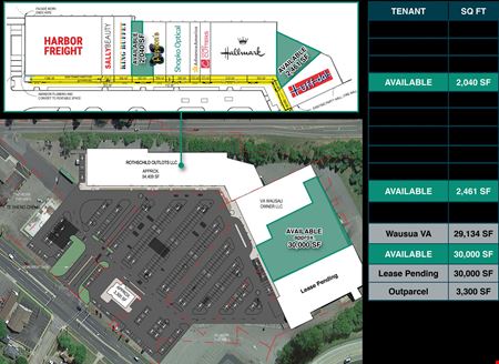 A look at Shopko Plaza Retail space for Rent in Rothschild