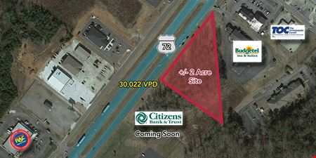 A look at +/-2 Acres on Highway 72 commercial space in Scottsboro