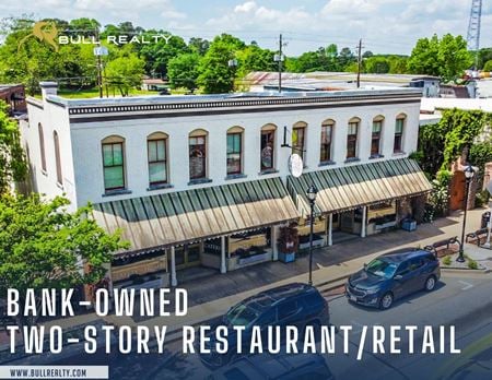 A look at Bank-Owned Two-Story Restaurant & Retail Space | For Sale or Lease | ±6,360 SF Retail space for Rent in Locust Grove