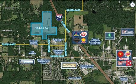 A look at NW 115th Terrace, Gainesville, FL - 114.8 Acres of land - New reduced price commercial space in Gainesville