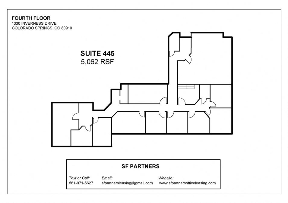 5062 SF Suite 445 Professional Office Spaces in Colorado