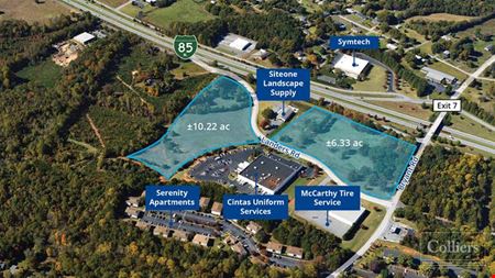 A look at Multiple Parcels at I-85 Business and Corporate Center commercial space in Spartanburg