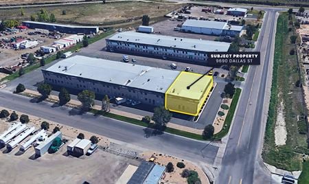 A look at 9690 Dallas Street Units A & B commercial space in Commerce City